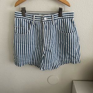 Vintage Pinstripe Guess Shorts